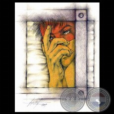 DIBUJOS A COLOR - Obras de GABRIEL BRIZUELA SANTOMÉ